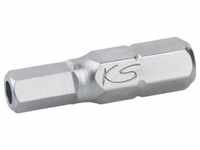 KS Tools 1/4" CLASSIC Bit Innensechskant, Bohrung, 25mm, 3/16"