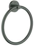 Grohe Handtuchring Essentials verd. Befestig., hard graphite geb&uuml;rstet (40365AL1)