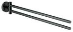Grohe Handtuchhalter Essentials 2-arm, schwenkbar, 43,9cm, hard graphite (40371A01)