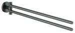 Grohe Handtuchhalter Essentials 2-arm, schwenkb., 43,9cm, hd graph. geb. (40371AL1)