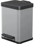 Hailo &Ouml;ko duo Plus M, Tret-M&uuml;lltrenner, 2x9 ltr, Silber