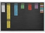 Magnetoplan Streifenstecktafel, 38 B 660 x 498 mm