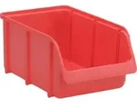 H&uuml;nersdorff Sichtbox aus PP, Gr. 4 rot