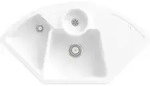V&B Ecksp&uuml;le Solo Eck m Abl.garn, Hand., we alpin CeramicPlus