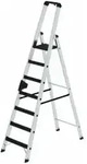 MUNK Aluminium -Stehleiter 250kg einseitig clip-step R13 7 St.