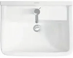 Duravit Waschtisch Starck 3 55x43cm, we, m HL, &Uuml;L, Hahnlochbank