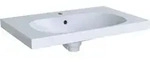 Geberit Waschtisch Acanto 75x48,2cm, m Abl, m Hahnl., m &Uuml;L, we.