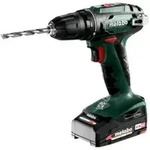 Metabo Akku-Bohrschrauber BS 18 metaBOX 145; 18V 2x2Ah Li-Power + SC 30