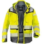 K&uuml;bler PSA Reflectiq Jacke 1307 warngelb/anthrazit XS