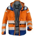 K&uuml;bler PSA Reflectiq Jacke 1307 warnorange/kbl.blau XS