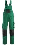 Mascot Augsburg Latzhose Gr&ouml;&szlig;e 76C46, gr&uuml;n/schwarz
