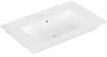 V&B M&ouml;belwaschtisch VENTICELLO 80x50cm, m HL, m &Uuml;L, stone white C-plus
