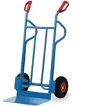 fetra Stahlrohr-Sackkarre B1216L - Luftbereifung Tragkraft 350 kg