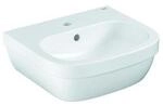 Grohe Handwaschbecken Euro Keramik 45cm, 1 Hahnloch und &Uuml;berlauf, alpinwei&szlig;