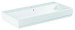 Grohe Aufsatzwaschtisch Cube Keramik 100cm, 1 HL m &Uuml;L, alpinwei&szlig; PureGuard