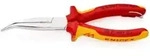 KNIPEX 26 26 200 T Flachrundzange mit Schneide (Storchschnabelzange) isoliert mit
