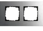 Gira Abdeckrahmen 2fach edelstahl 0212219