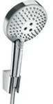 hansgrohe Brausehalter-Set Raindance Select S 1600mm Brauseschlauch, 3jet, chrom