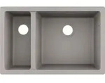 hansgrohe UB-Sp&uuml;le S510-U635 180/450 658x398mm, 1 Hpt- u 1 Zu.B, o HL, bg