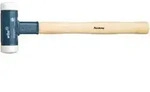 Wiha Schonhammer r&uuml;ckschlagfrei, sehr hart mit Hickory-Holzstiel, Rund-Schlagkopf 50