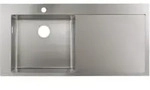hansgrohe Einbausp&uuml;le 450 S716-F450 1025x490mm, 1 Beck. li, Tropffl re, ES