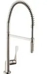 hansgrohe SPT 230 Axor Citterio SemiPr Schwenkbereich 360Grad, Edelstahl-Optik