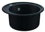 Grohe Komposit-Einbausp&uuml;le K400 50-C 51 1.0 rund, d= 51cm, 1 Becken, granit schwarz