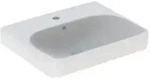 Geberit Waschtisch Smyle Square 55x44cm, KeraTect/we, m Hahnl., m &Uuml;L