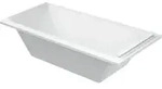 Duravit Rechteck-Badewanne Starck 190x90x46cm, EB-Vers., 2 RS, m MA, we