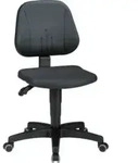 bimos Arbeitsdrehstuhl Unitec mit Rollen und PU-Schaum schwarz Sitzh&ouml;he 440-620 mm