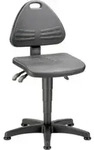 bimos Arbeitsstuhl Isitec mit Gleiter und PU-Schaum schwarz Sitzh&ouml;he 430-600 mm
