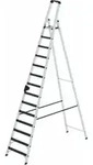 MUNK Aluminium-Stehleiter einseitig begehbar clip-step R13 1 x 14 Stufen