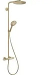 hansgrohe Showerpipe Raindance Select S mit Thermostat, 1jet, brushed bronze
