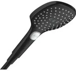 hansgrohe Handbrause Raindance Select E 120 Brausekopf 120mm, 3jet, mattschwarz