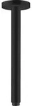 hansgrohe Deckenanschluss S 300mm, mattschwarz, runde Rosette