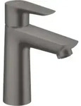 hansgrohe Waschtisch-Einhebelmischer 110 Talis E m Zugst.Abl.Gar., brushed black