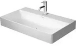 Duravit M&ouml;belwaschtisch geschliffen DuraSquare 80x47cm, o. &Uuml;L, m HLB, o. Hahnloch,