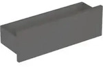 Geberit Ablage Smyle Square 45x14,8x14,3cm, lava matt