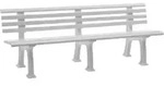 Blome Gartenbank JUIST 4-Sitzer L&auml;nge 2000 mm