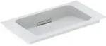 Geberit M&ouml;belwaschtisch One 75x40cm, o HL, &Uuml; vd, w K-Tec/Bl chr geb.