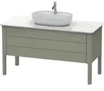Duravit Waschtischunterschrank Luv 133,8x57x74,3cm, 1 Lad, 1 AZ, st, st-g m