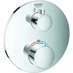 Grohe Fertigmontageset Grohtherm chr, UP-Brausethermostat mit 2-Wege-Umstellung