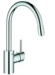 Grohe Sp&uuml;ltisch-Einhebelmischer Concetto 1/2", h. Ausl., herausz. Laminarbr., chr