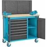 HAZET Fahrbare Werkbank 179NW-7/230 Schubladen flach: 6 x 76 x 522 x 398 mm
