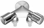 Schell NA-Doppelventil COMFORT G 1/2 AG, 2 RV, SA, o. IG, verchromt