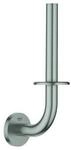 Grohe WC-Reservepapierhalter Essentials Wandmont., verd. Befestigung, supersteel