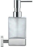 Duravit Seifenspender Karree 7x12,4cm, Wandmont., Gl. we m, Ha. chrom