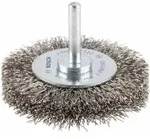 Bosch Scheibenb&uuml;rste gewellt rostfrei 70 mm 0,3 mm 15 mm 4500 U/ min