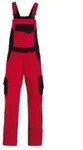 FHB Latzhose ECKHARD rot-schwarz 56