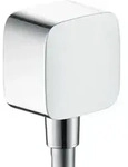 hansgrohe Wandanschluss Fixfit o. Kugelgel., m R&uuml;ckflussverh., chrom